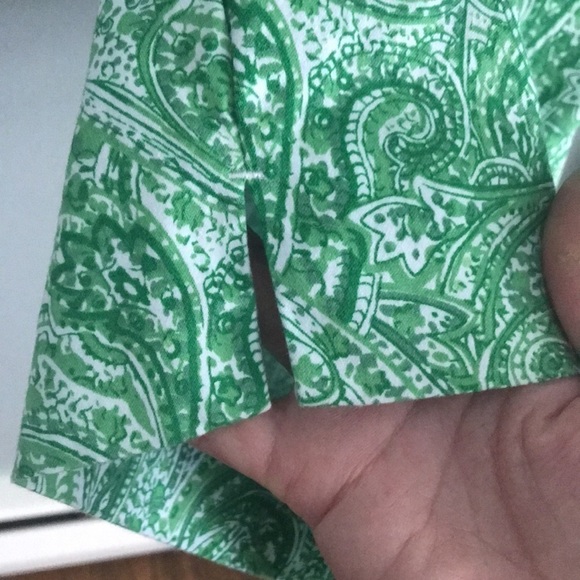 Appleseed’s Green Paisley Pants Size 6​​​​ - Picture 5 of 6